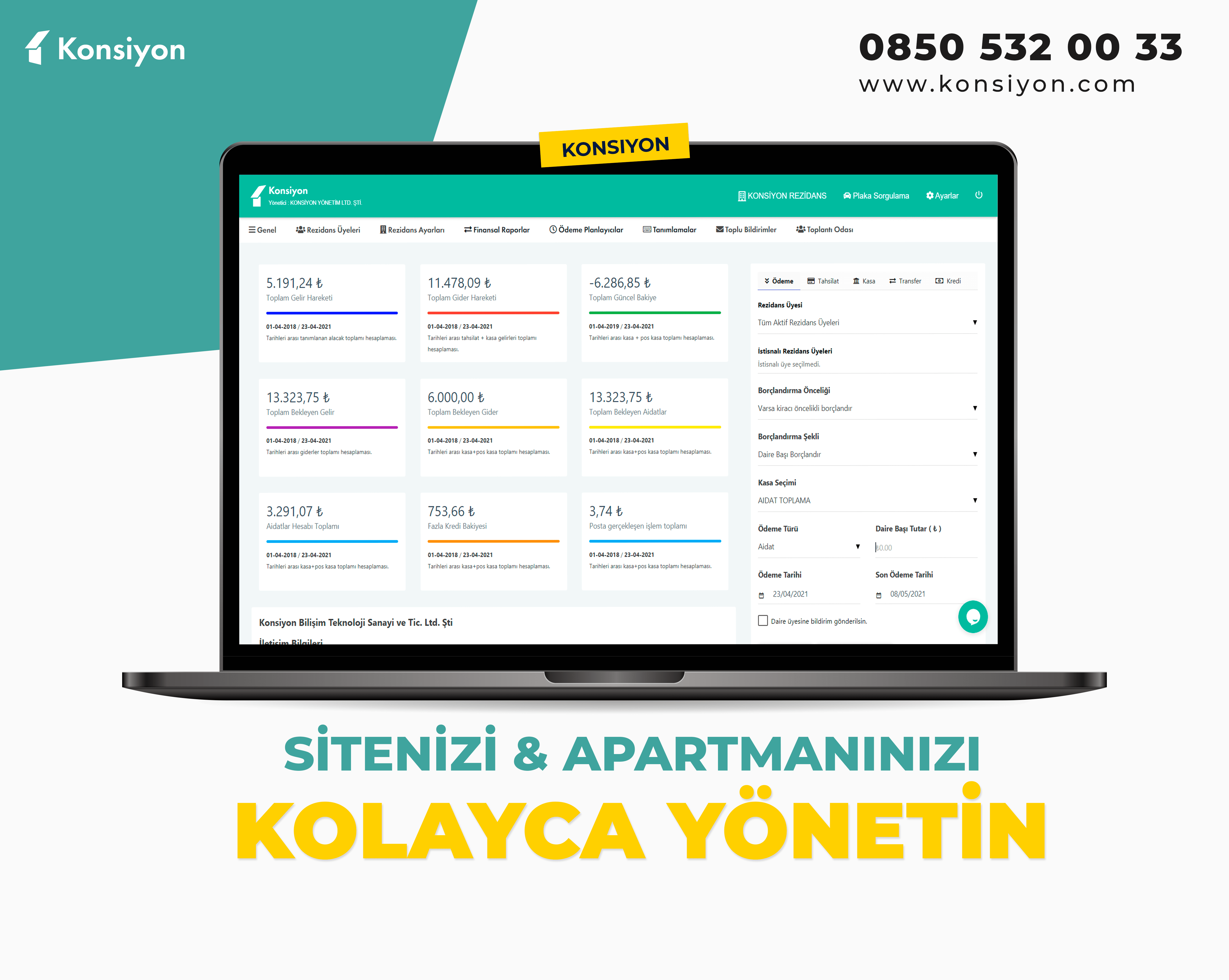 Site Yönetim Programı ve Apartman Yönetim Programı